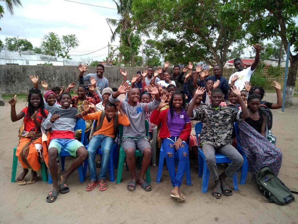 Young People Taking photogargh with Different Signs
